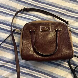 Kate Spade Brown Satchel with Dual Handles